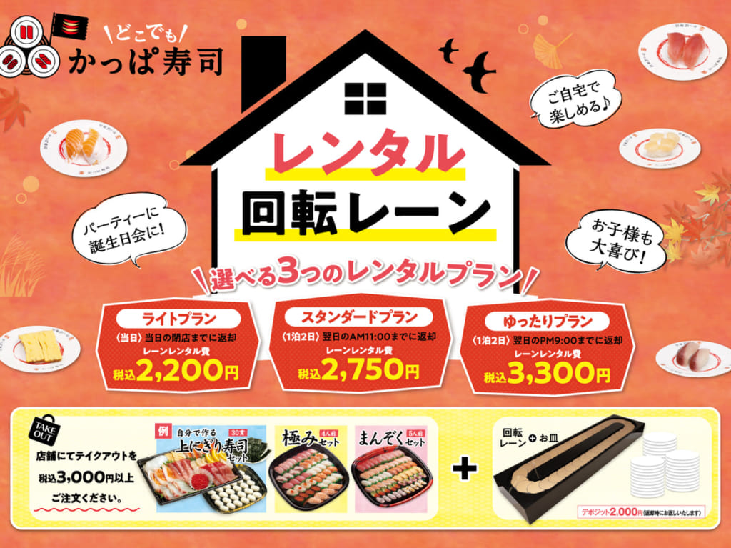 レンタル回転レーン