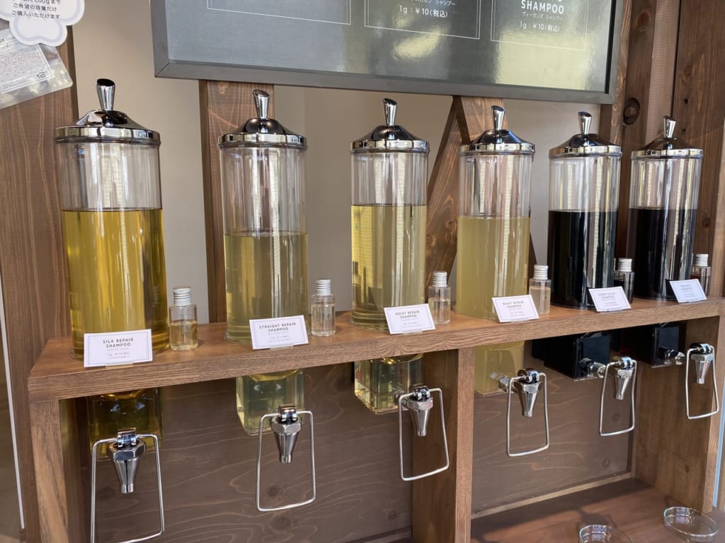 量り売りのディスペンサー