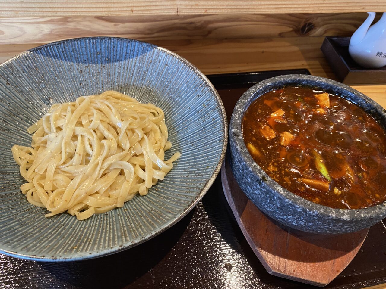 麻婆豆腐つけ麺
