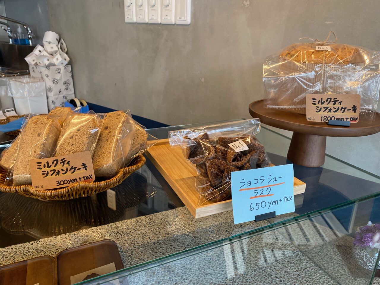 シフォンケーキなど