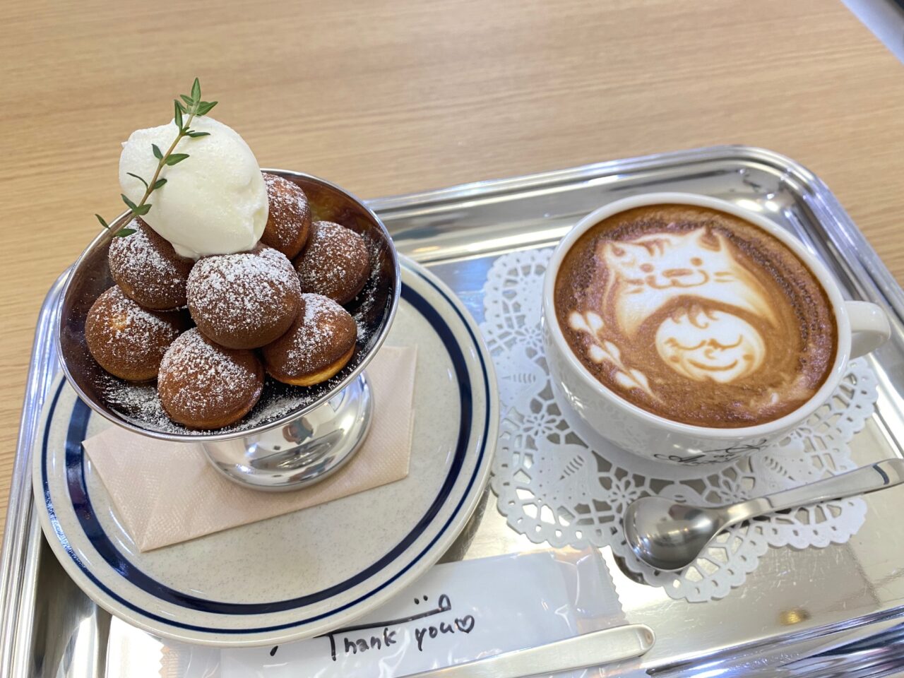 フィナンシェとカフェオレ