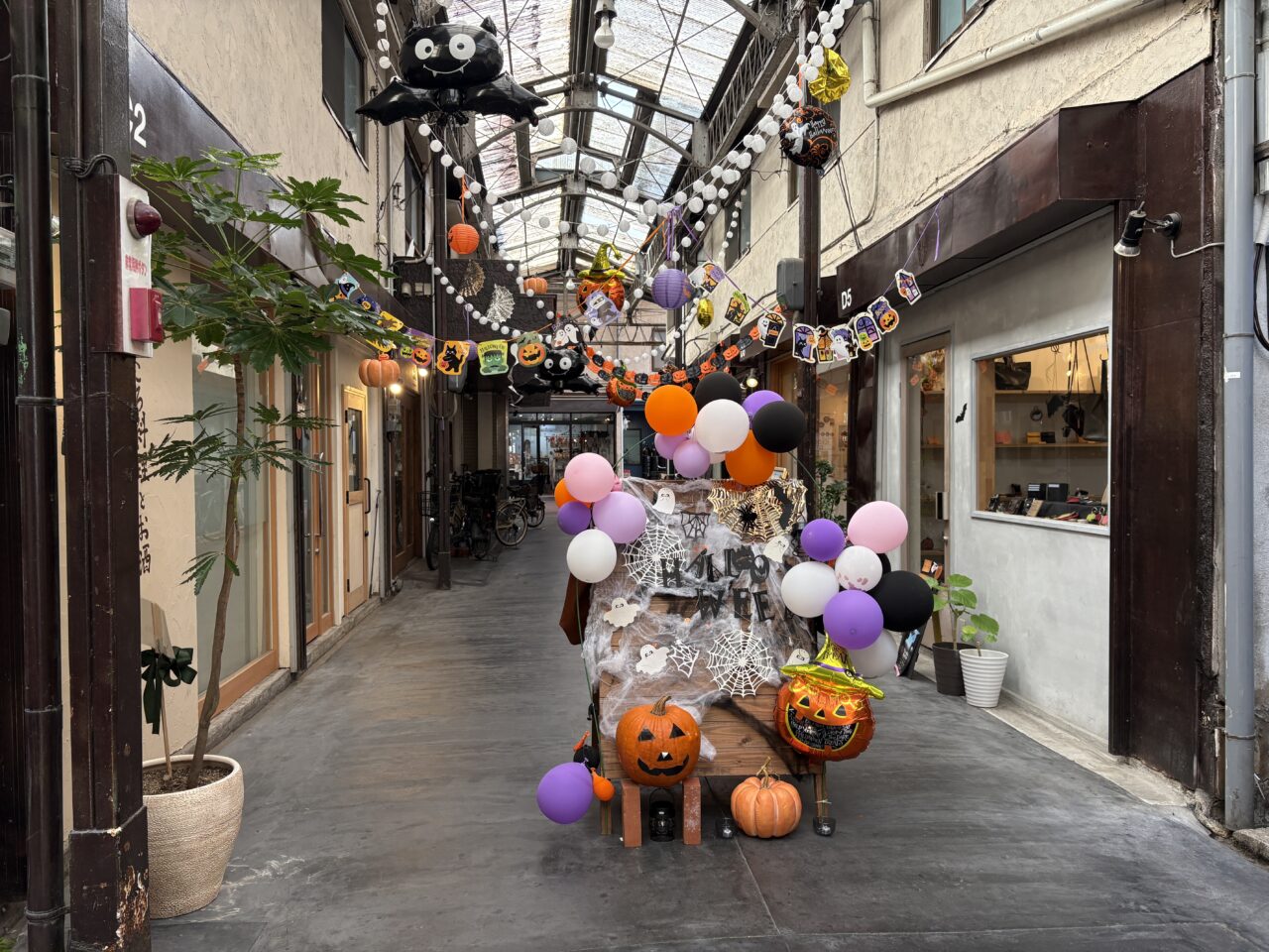 商店街の様子